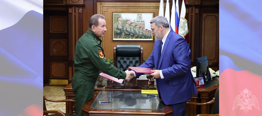 Подписано соглашение о сотрудничестве между Федеральной службой войск национальной гвардии и Федеральной антимонопольной службой Российской Федерации
