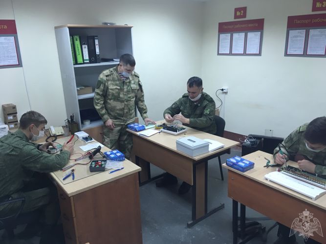 В Тюмени прошли учебные сборы специалистов мастерской технических средств охраны Росгвардии