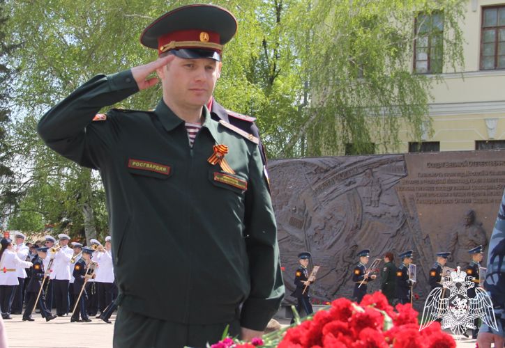 Росгвардейцы приняли участие в патриотической акции «Парад Победителей» в Тюмени