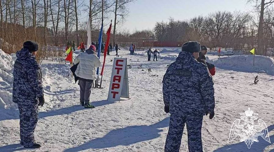 Росгвардейцы в Тюменской области приняли участие и обеспечили безопасность «Лыжни России 2023»