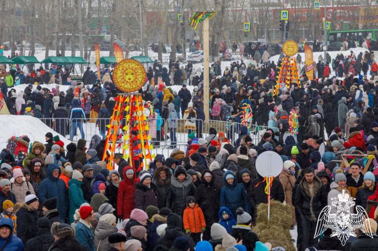 Росгвардия обеспечила безопасность празднования «Масленицы» в Тюменской области