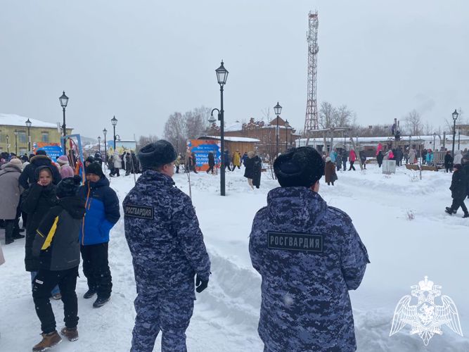 Росгвардия обеспечила безопасность празднования «Масленицы» в Тюменской области