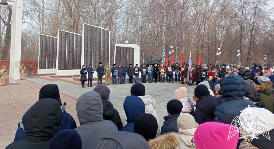 Начальник территориального управления и кадеты приняли участие в митинге памяти защитников Сталинграда