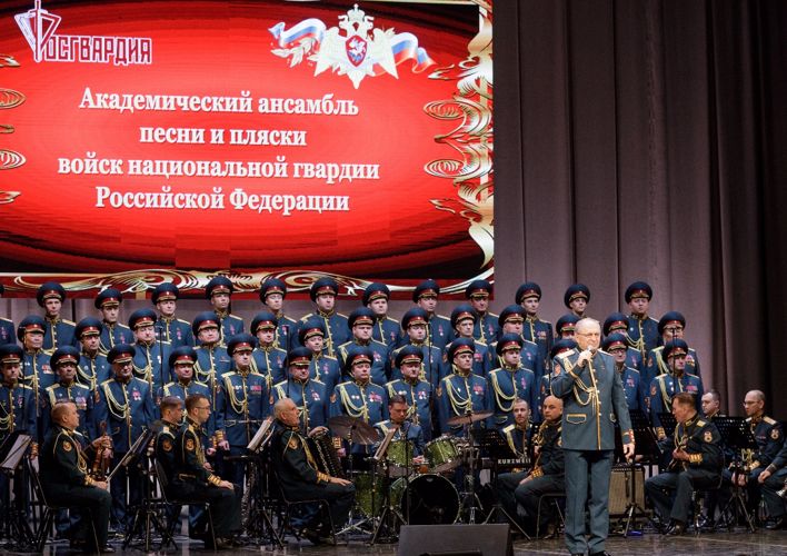 Академический ансамбль песни и пляски Росгвардии выступил в Тюменской области