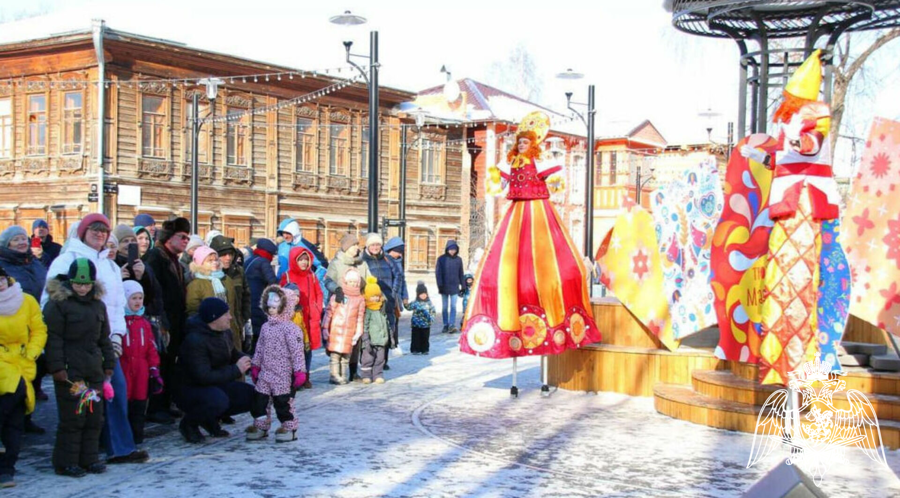 Росгвардия обеспечила безопасность празднования «Масленицы» в Тюменской области
