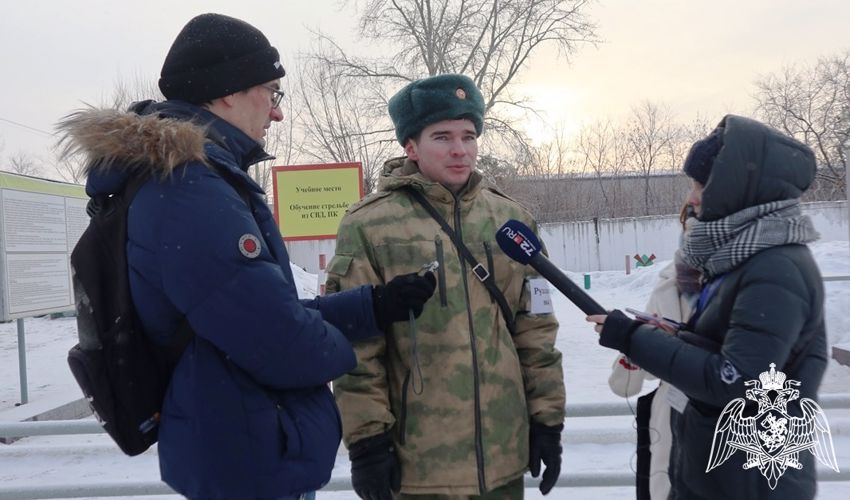 В кинологическом центре Уральского округа Росгвардии организован пресс-тур для тюменских журналистов