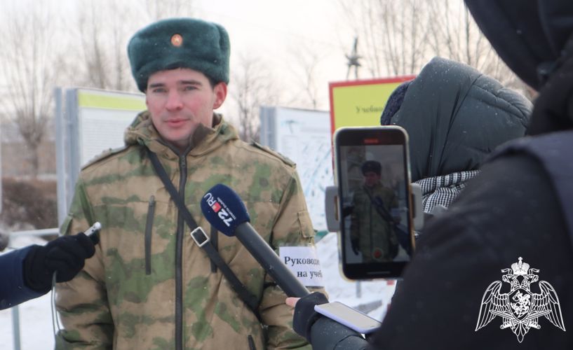 В кинологическом центре Уральского округа Росгвардии организован пресс-тур для тюменских журналистов