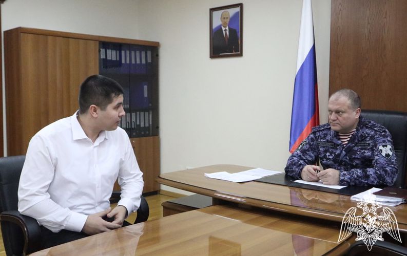 Начальник территориального управления Росгвардии провёл личный приём граждан в Тюмени