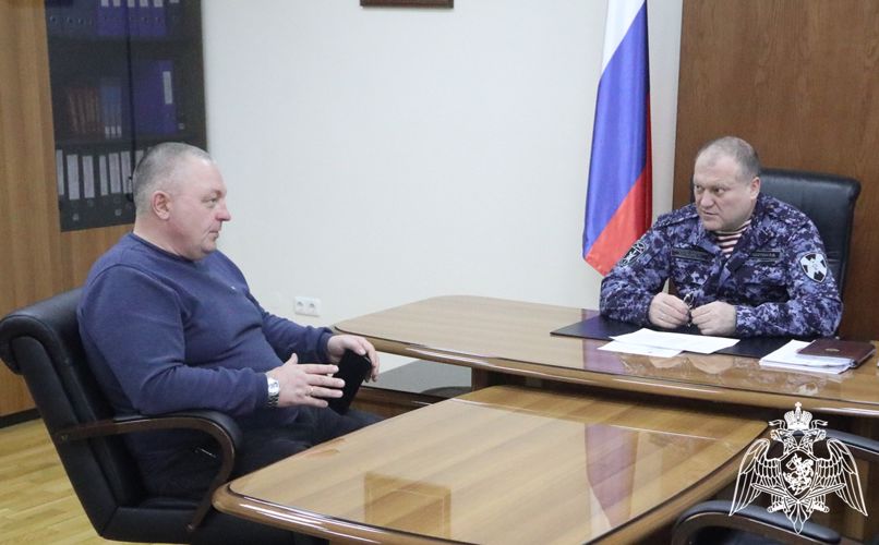 Начальник территориального управления Росгвардии провёл личный приём граждан в Тюмени