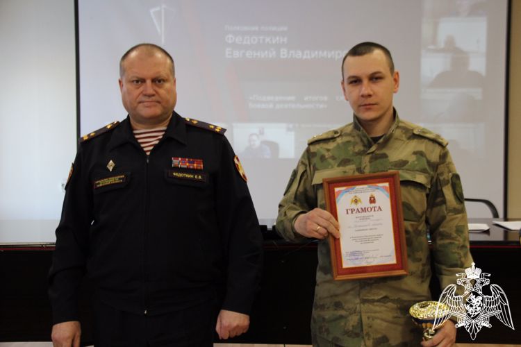Начальник Управления Росгвардии по Тюменской области поздравил  сборные команды терроргана с высокими достижениями в спорте