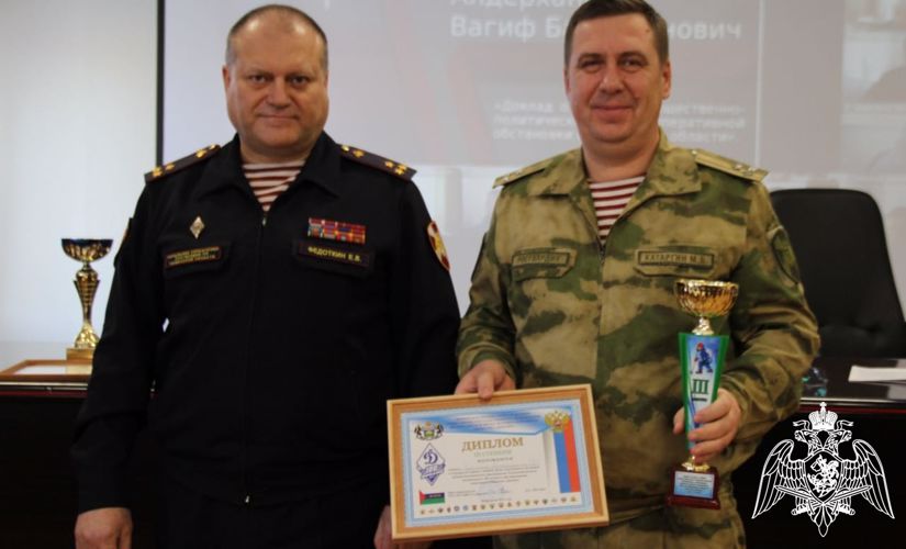 Начальник Управления Росгвардии по Тюменской области поздравил  сборные команды терроргана с высокими достижениями в спорте