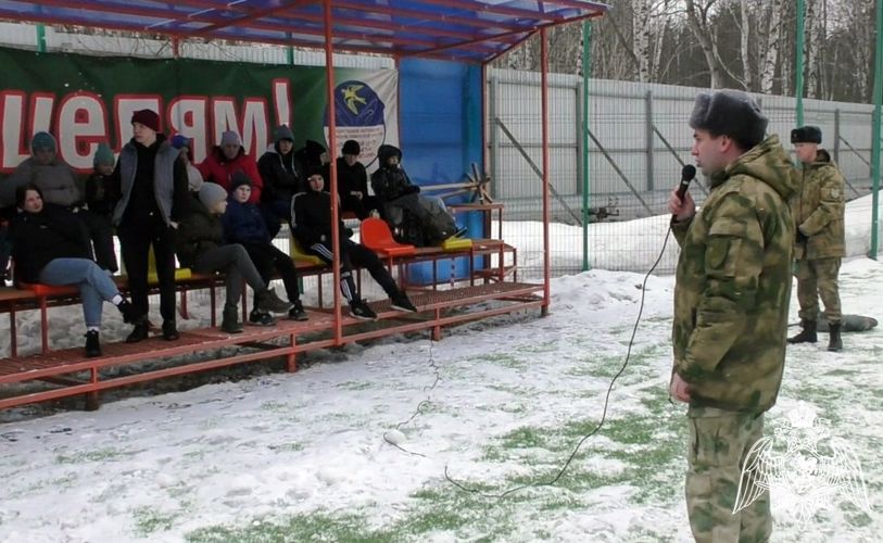 Патриотические мероприятия для  тюменских школьников проводят  офицеры Росгвардии