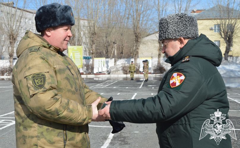 В День Росгвардии в кинологическом центре Уральского округа Росгвардии состоялись торжественные и памятные мероприятия