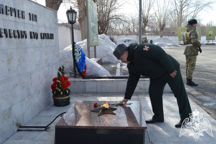В День Росгвардии в кинологическом центре Уральского округа Росгвардии состоялись торжественные и памятные мероприятия
