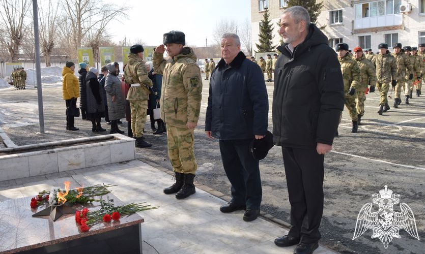 В День Росгвардии в кинологическом центре Уральского округа Росгвардии состоялись торжественные и памятные мероприятия