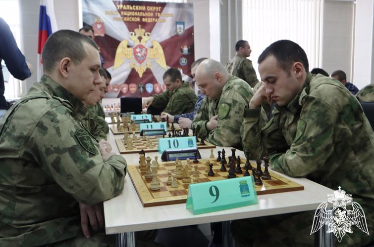 Чемпионат Уральского округа Росгвардии по шахматам состоялся в Тюмени