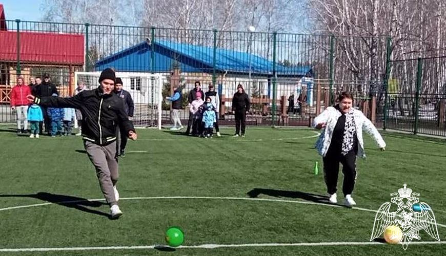 Спортивная эстафета сотрудников вневедомственной охраны и членов их семей состоялась в Тюмени
