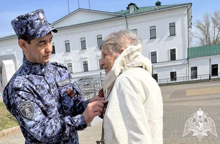 Всероссийская акция «Георгиевская ленточка» продолжается в Тюменской области (видео)