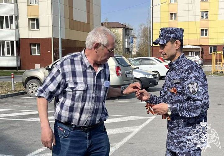 Всероссийская акция «Георгиевская ленточка» продолжается в Тюменской области (видео)