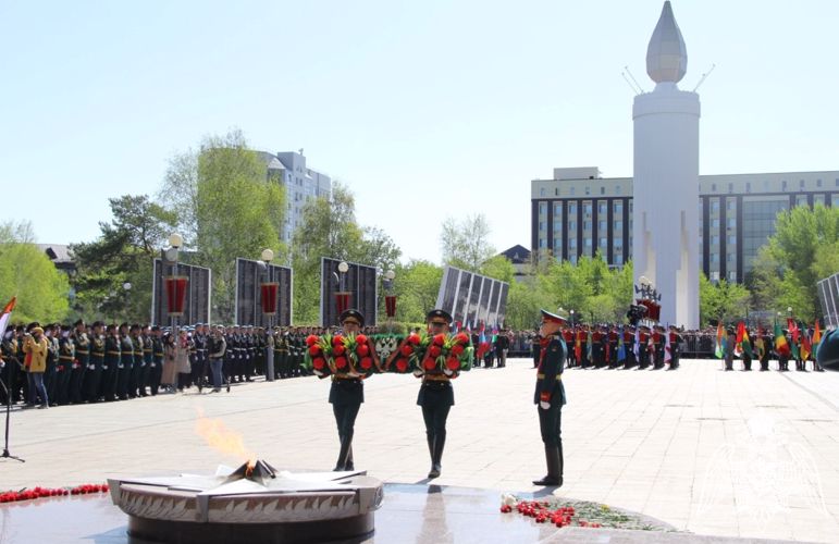 В День Победы начальник Управления Росгвардии по Тюменской области принял участие в региональных торжественных мероприятиях