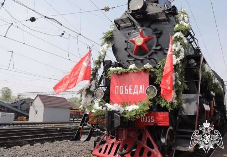 Росгвардия обеспечила безопасность прибытия «Эшелона Победы» в Тюменскую область