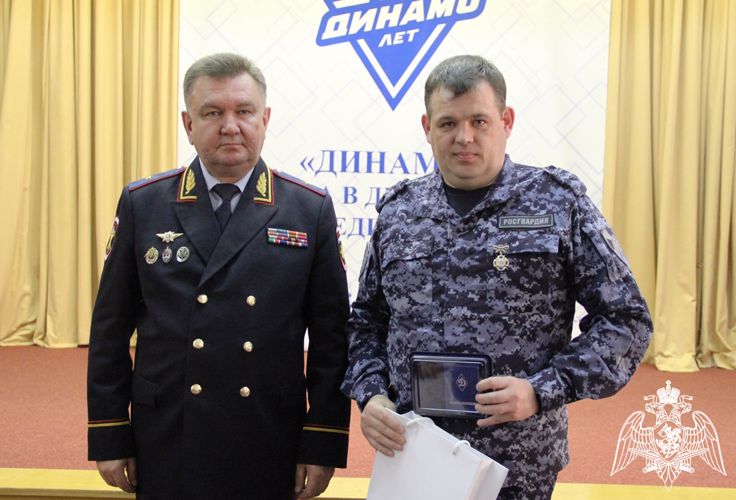 Росгвардейцы в Тюмени принимают участие в мероприятиях к 100-летию «Динамо» 