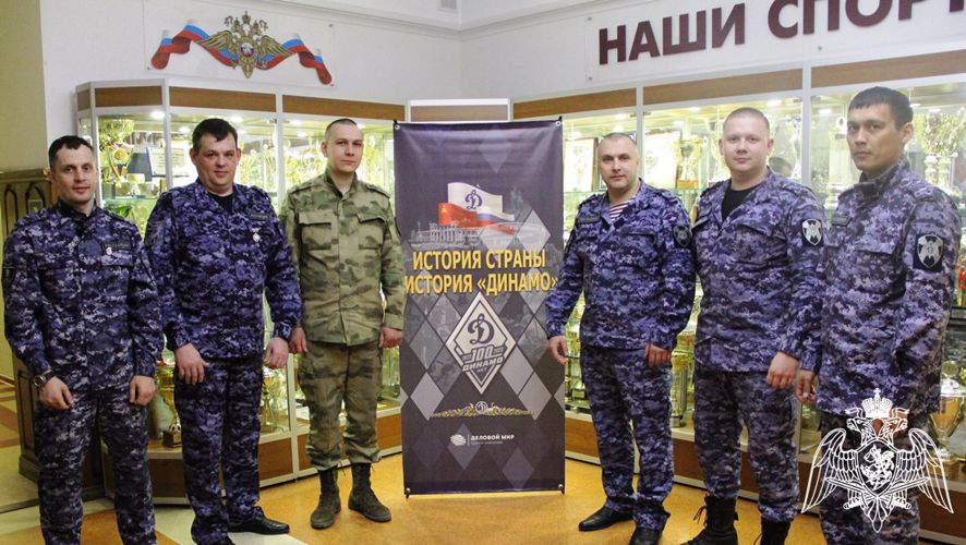Росгвардейцы в Тюмени принимают участие в мероприятиях к 100-летию «Динамо» 
