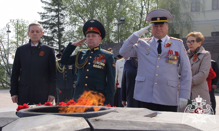 Начальник Управления Росгвардии по Тюменской области почтил память павших героев Великой Отечественной войны 
