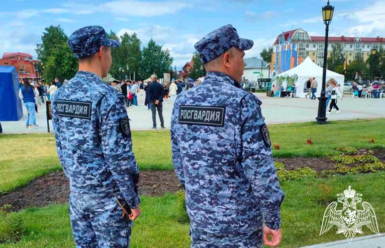 Росгвардия обеспечила безопасность и антитеррористическую защищённость праздничных мероприятий в Тюменской области