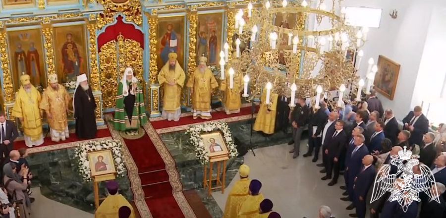 Росгвардия обеспечила безопасность визита Патриарха Московского и всея Руси Кирилла в Тюменскую область