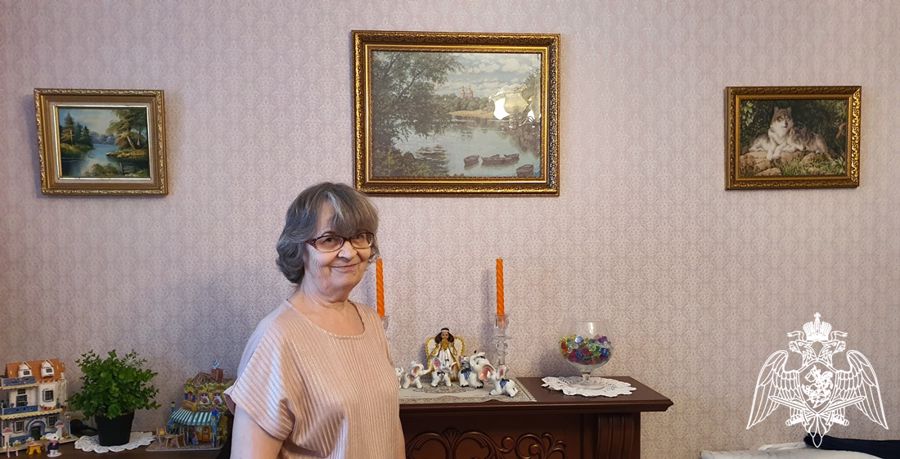 Ветеран Росгвардии в Тюмени рассказала о своем творческом увлечении
