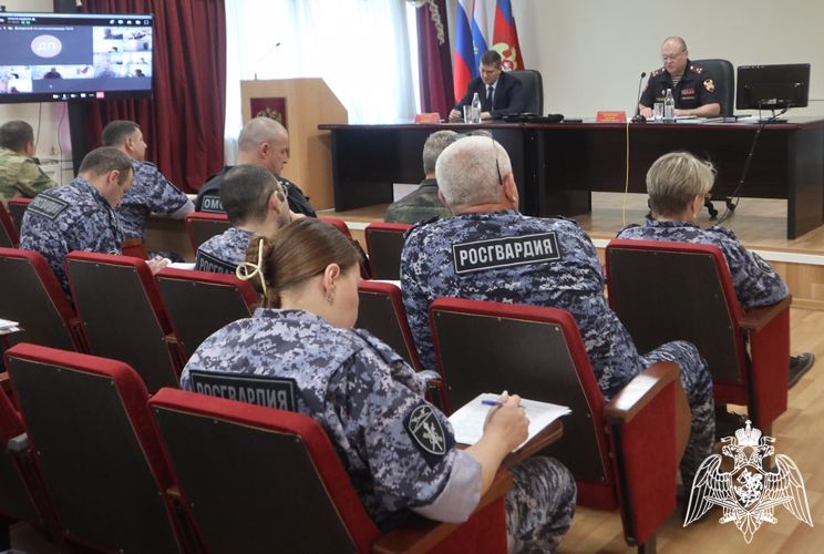 Итоги служебной деятельности за первое полугодие 2023 года подведены в Управлении Росгвардии по Тюменской области