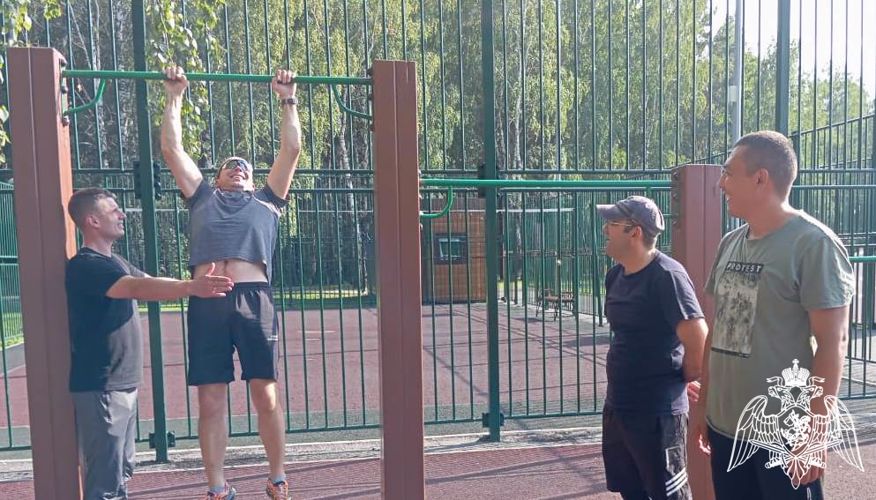 В День физкультурника росгвардейцы провели спортивные мероприятия в Тюменской области