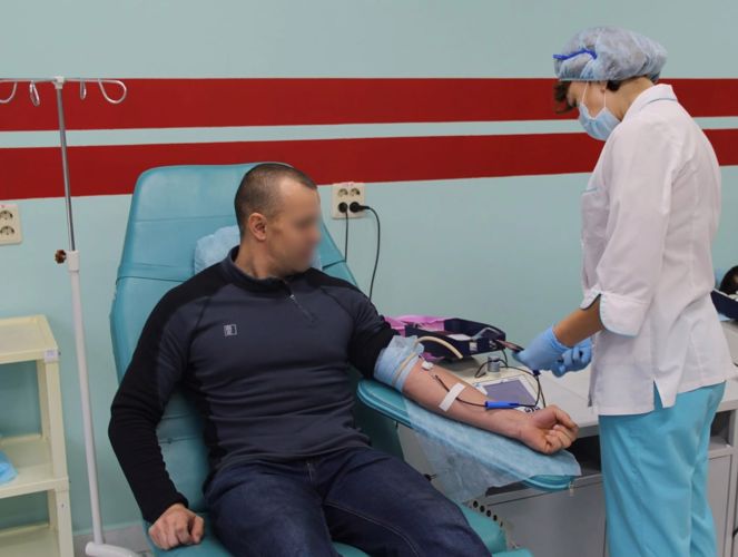 Росгвардейцы пополнили банк крови медучреждений Тюмени