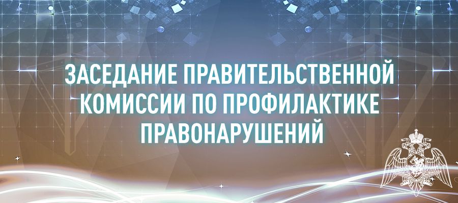 Генерал-полковник полиции Сергей Лебедев принял участие в заседании Правительственной комиссии по профилактике правонарушений