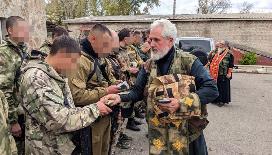 Священнослужители встретились с бойцами спецназа Росгвардии в ЛНР