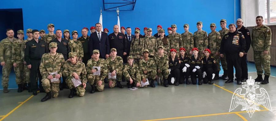 Кадетскую клятву принесли воспитанники детского центра города Тюмени взаимодействующего с территориальным управлением Росгвардии
