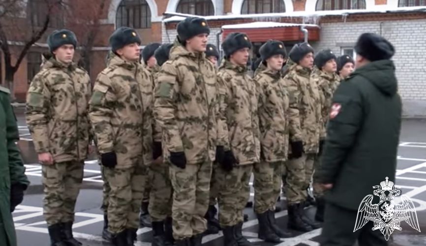 Призывники из Тюменской области пополняют ряды  Росгвардии  