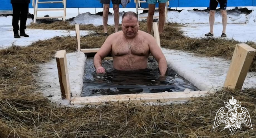 Начальник территориального управления Росгвардии и личный состав ведомства в Тюмени  приняли участие в крещенских мероприятиях 