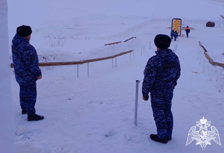 Росгвардия обеспечила безопасность празднования Крещения Господня в Тюменской области