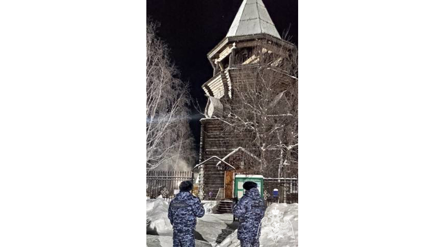 Росгвардия в Рождественскую ночь обеспечили безопасность граждан в Тюменской области