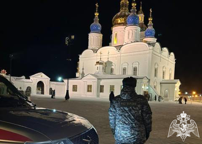 Росгвардия в Рождественскую ночь обеспечили безопасность граждан в Тюменской области