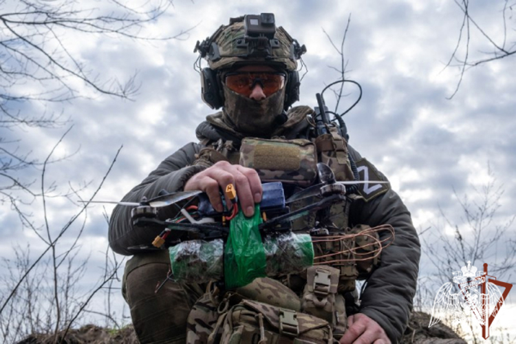 Расчеты FPV-дронов Росгвардии уничтожили живую силу противника на запорожском направлении