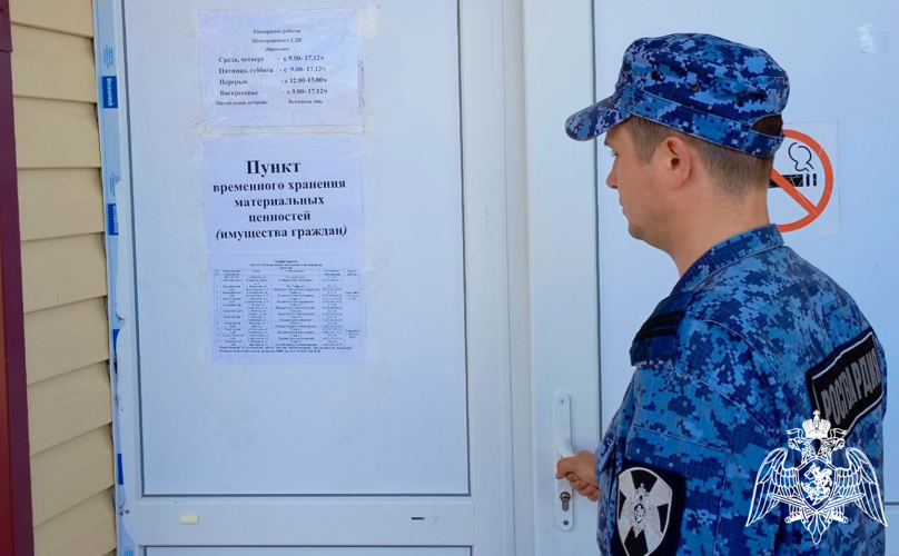 Росгвардия продолжает принимать участие в противопаводковых мероприятиях в Тюменской области