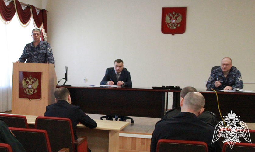 Заседание оперативного штаба состоялось в Управлении Росгвардии по Тюменской области