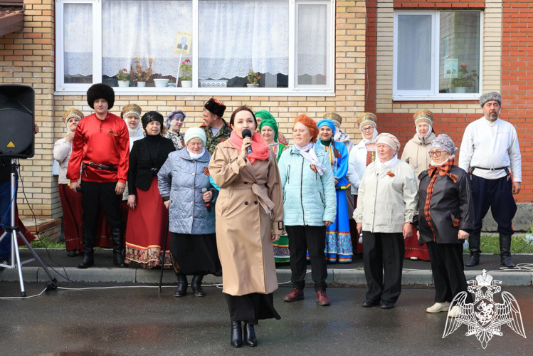 В День Победы росгвардейцы и кадеты в Тюменской области приняли участие в военно-патриотических акциях и мероприятиях
