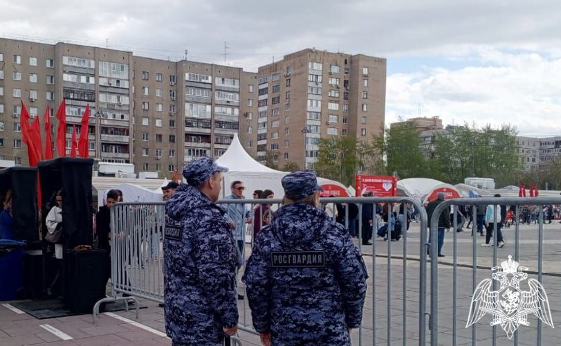 Росгвардия обеспечила безопасность празднования Дня Победы в Тюменской области
