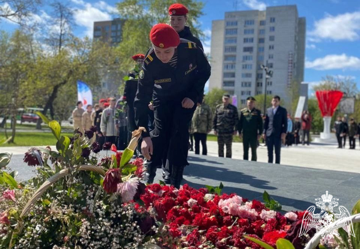 Росгвардейцы и кадеты в Тюменской области участвуют в военно-патриотических мероприятиях
