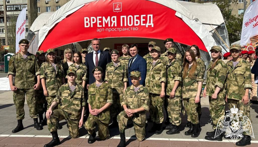 Росгвардейцы и кадеты в Тюменской области участвуют в военно-патриотических мероприятиях