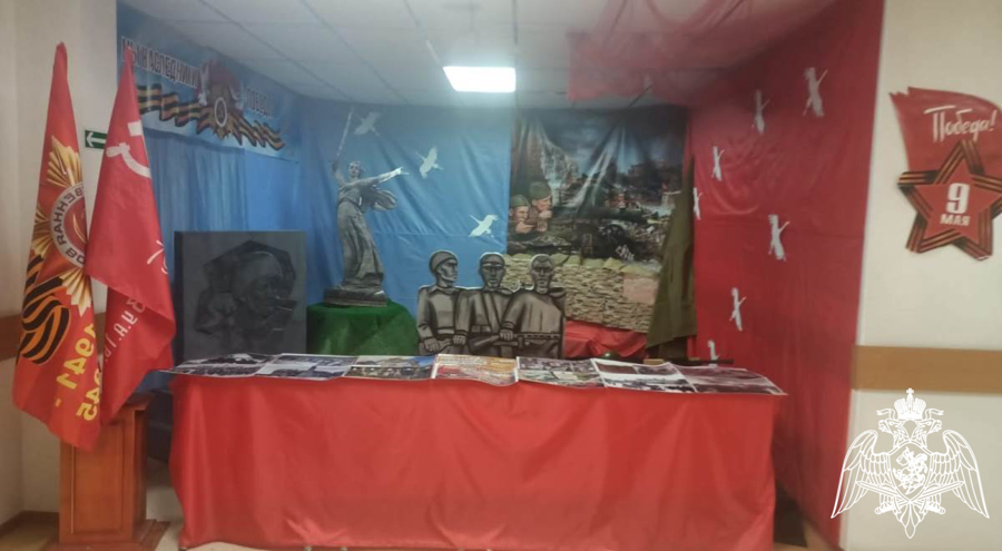Росгвардейцы и кадеты в Тюменской области участвуют в патриотических мероприятиях в преддверии Дня Победы